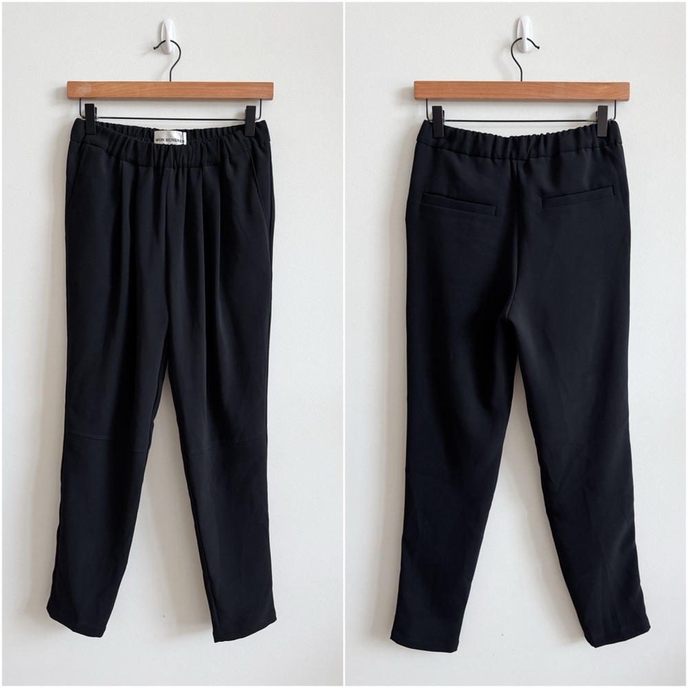 New! WON HUNDRED • Lacy Pant in Black - Picture 2 of 11